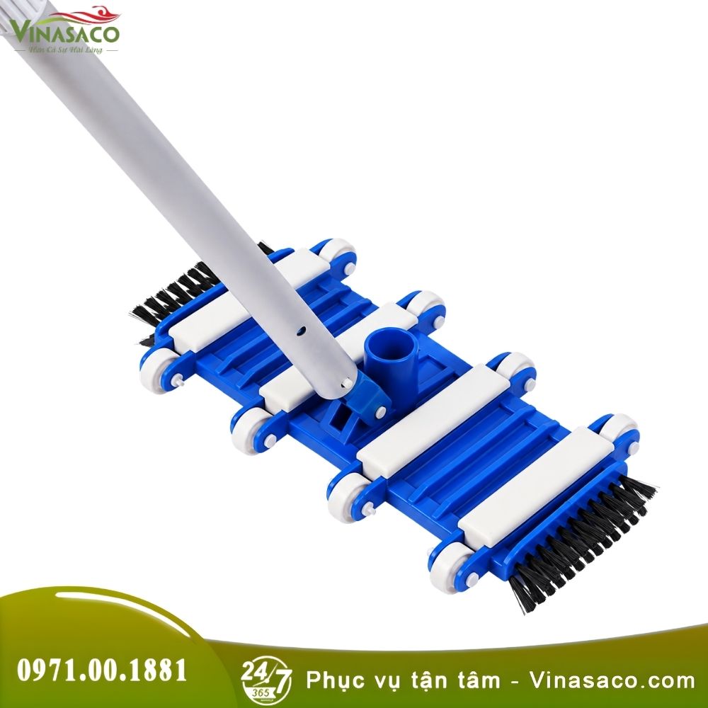 Bàn Hút Vệ Sinh Bể Bơi Nhựa 8 Bánh – Hút Cặn Đáy Hồ