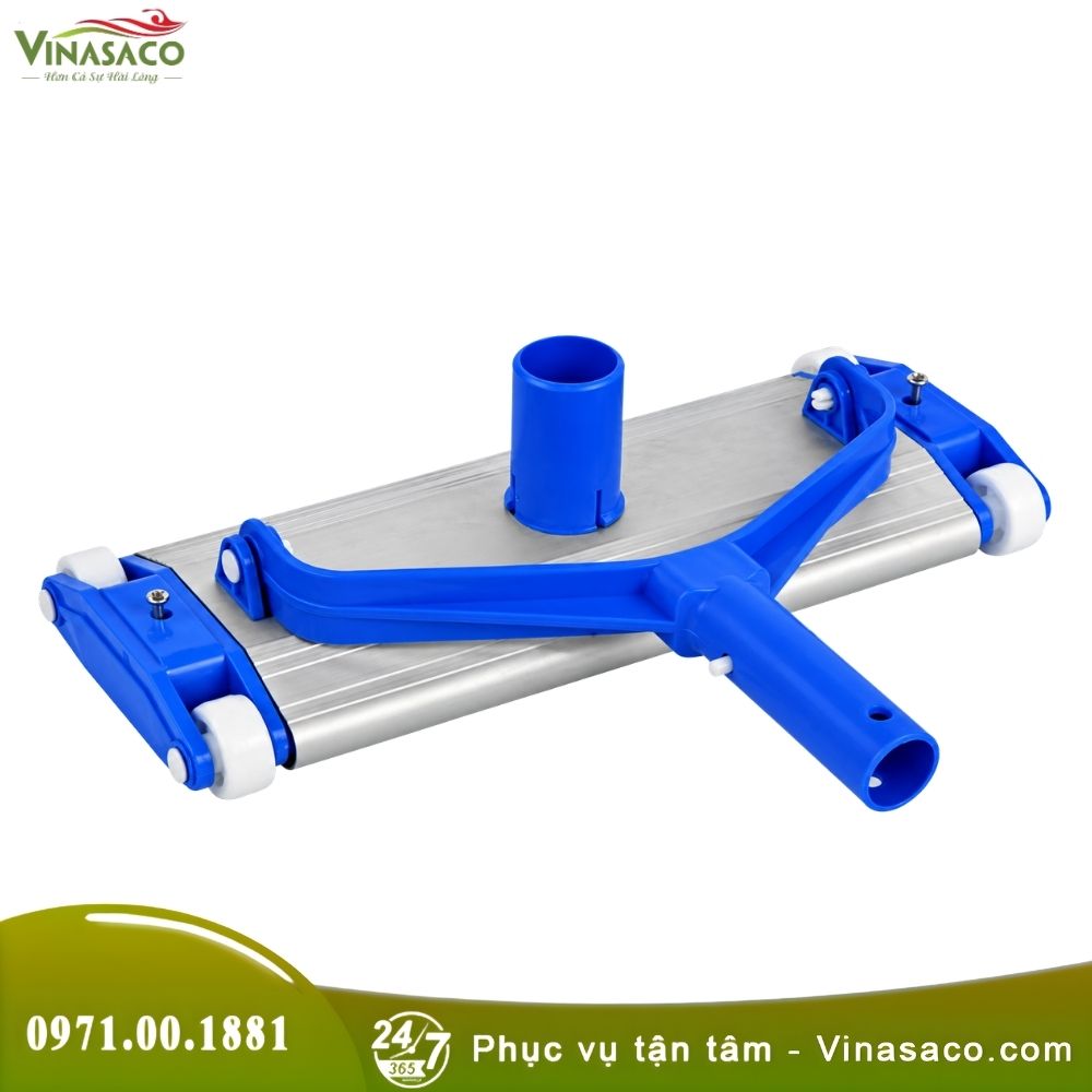 Bàn Hút Vệ Sinh Bể Bơi Bằng Nhôm – 4 Bánh, Chắc Chắn