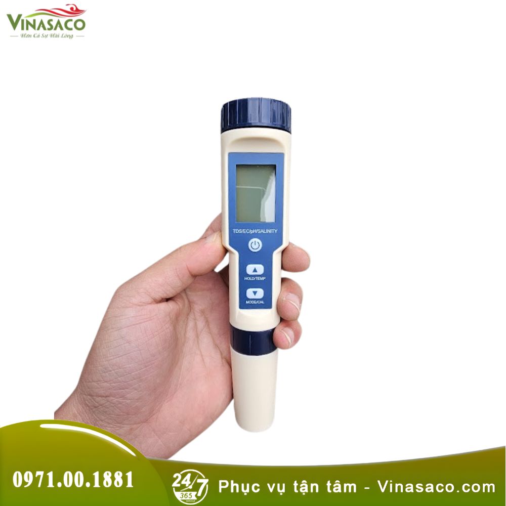 Bút đo chất lượng nước bể bơi 5 in 1