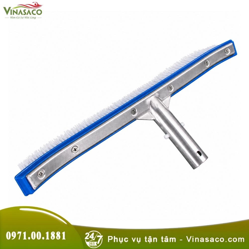 Chổi Cọ Vệ Sinh Bể Bơi Cán Nhôm – Chà Rêu Hồ Bơi