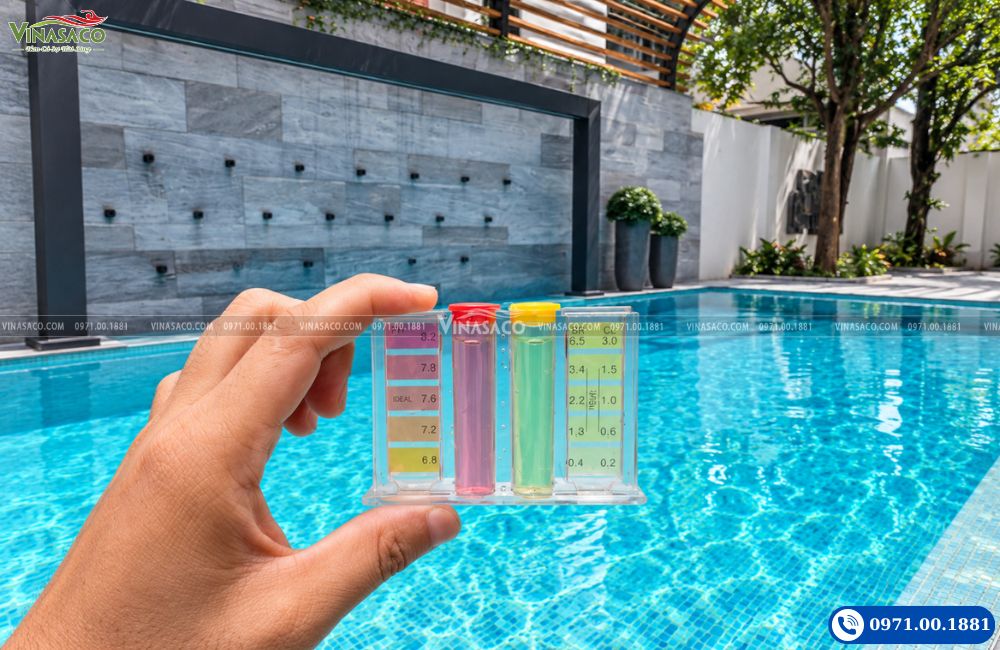 Bộ test pH và Clo nước bể bơi