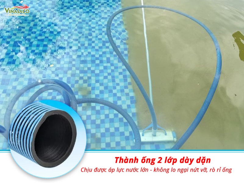 sản phẩm gia cố 2 lớp dày dặn, không lo ngại vấn đề nứt vỡ ống