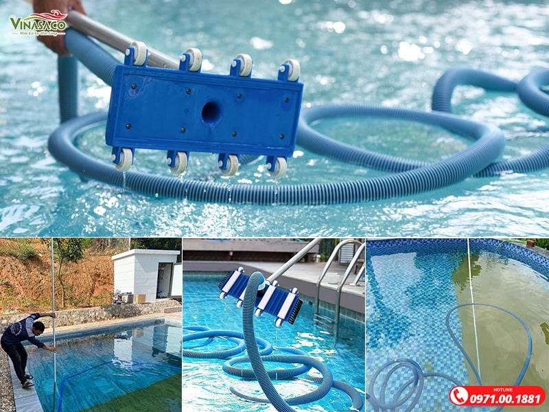 Ống mềm vệ sinh bể bơi 2 lớp là lựa chọn hợp lý cho công tác vệ sinh, dọn dẹp bể bơi