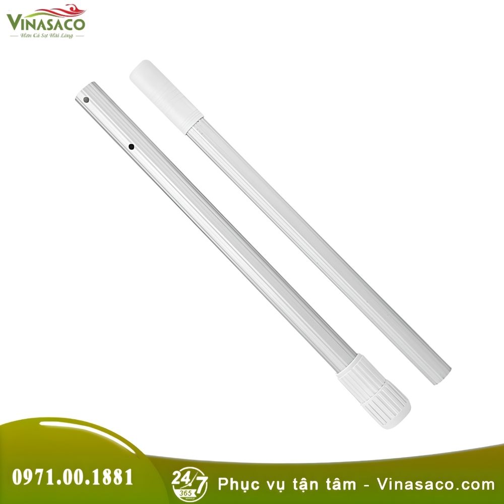 Sào Nhôm Bể Bơi 3.6m – 9m Co Rút, Kết Nối Đa Năng