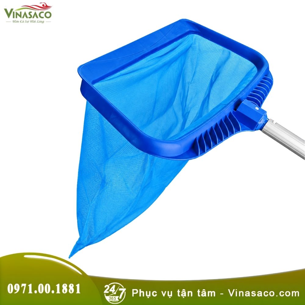 Vợt Vớt Rác Bể Bơi Sâu Lòng – Vợt Lá Cây Hồ Bơi