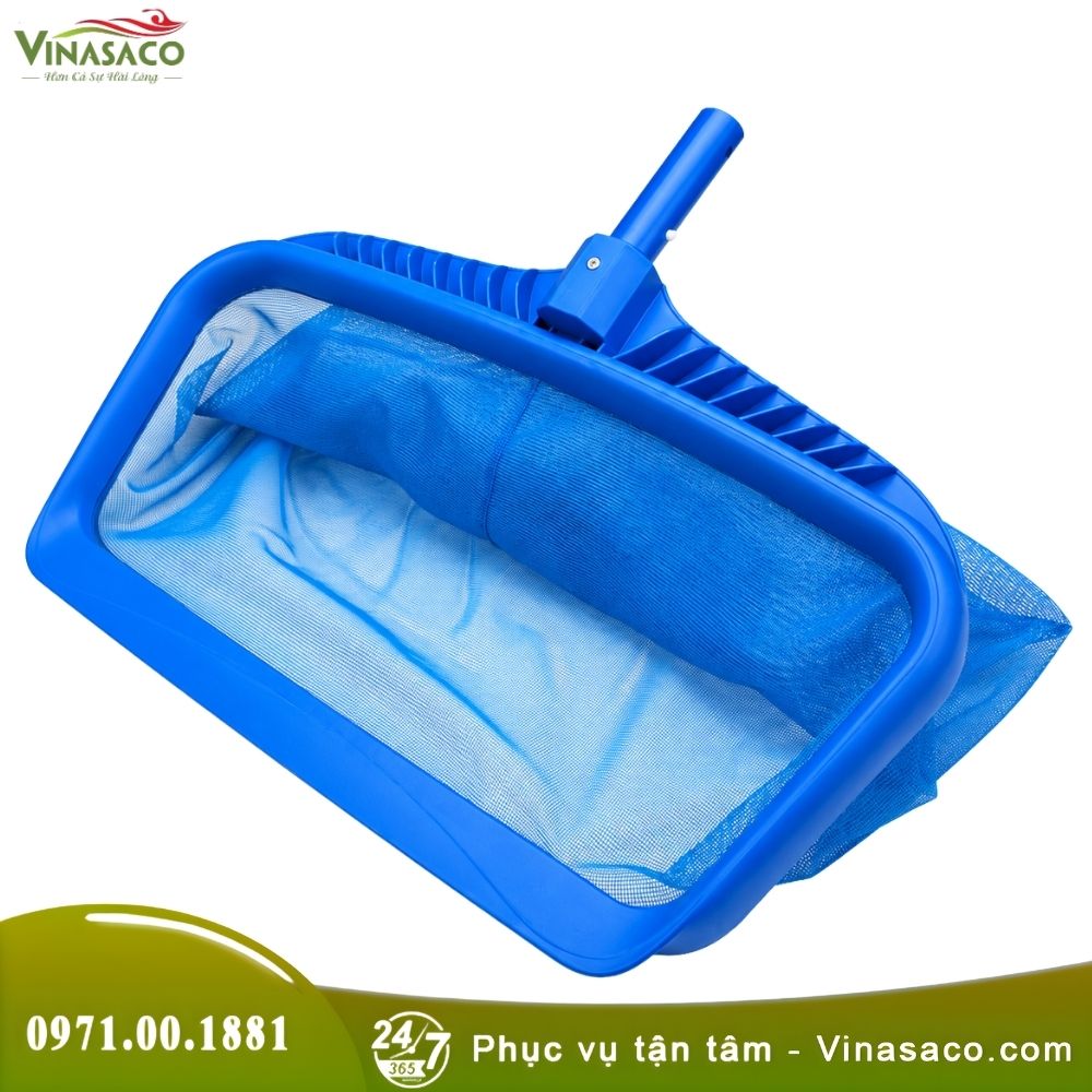 Vợt Vớt Rác Bể Bơi Sâu Lòng – Vợt Lá Cây Hồ Bơi