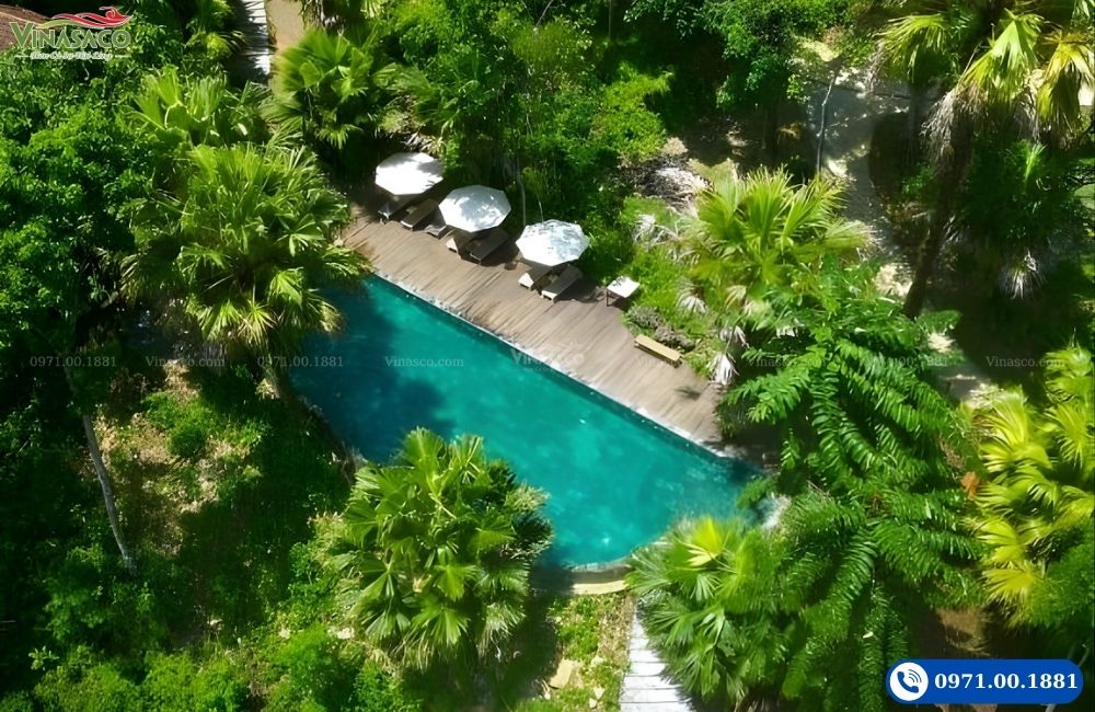 bể bơi retreat Hòa Bình đẹp nhất 2026