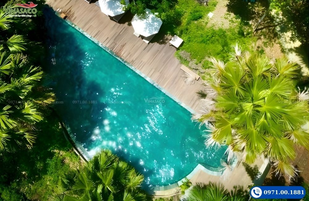 bể bơi retreat Hòa Bình đẹp nhất 2026