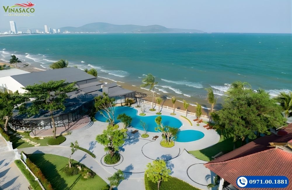 bể bơi resort Quy Nhơn ấn tượng 2026