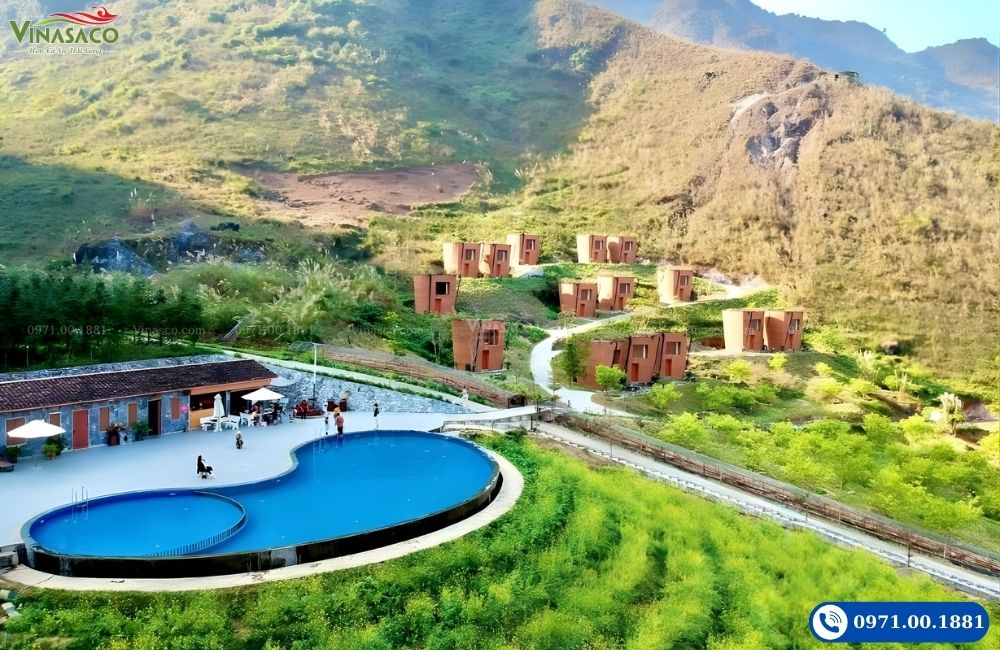 thiết kế bể bơi resort Hà Giang đẹp 2026