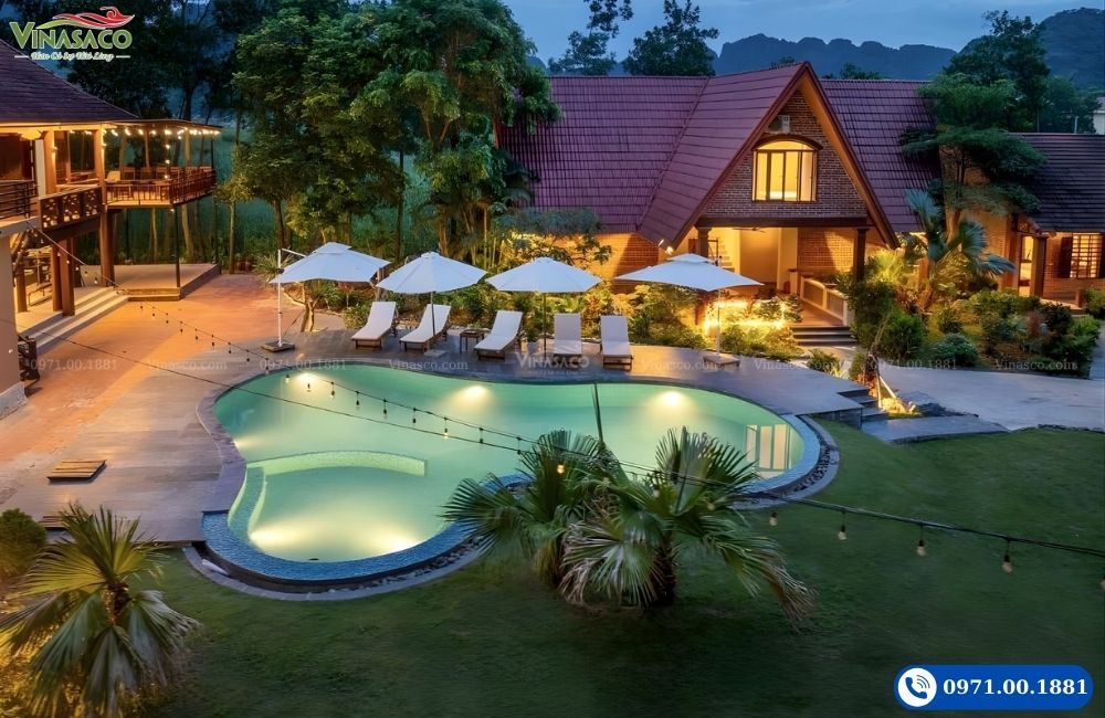 bể bơi thung lũng Ninh Bình đẹp nhất 2026