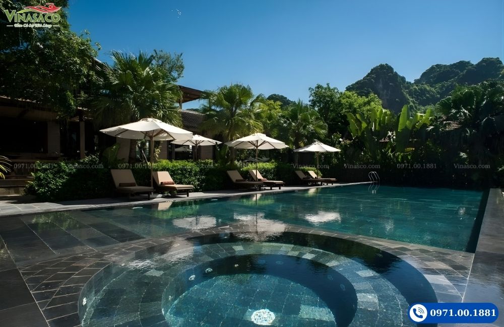bể bơi Nham Village Resort Ninh Bình 2026