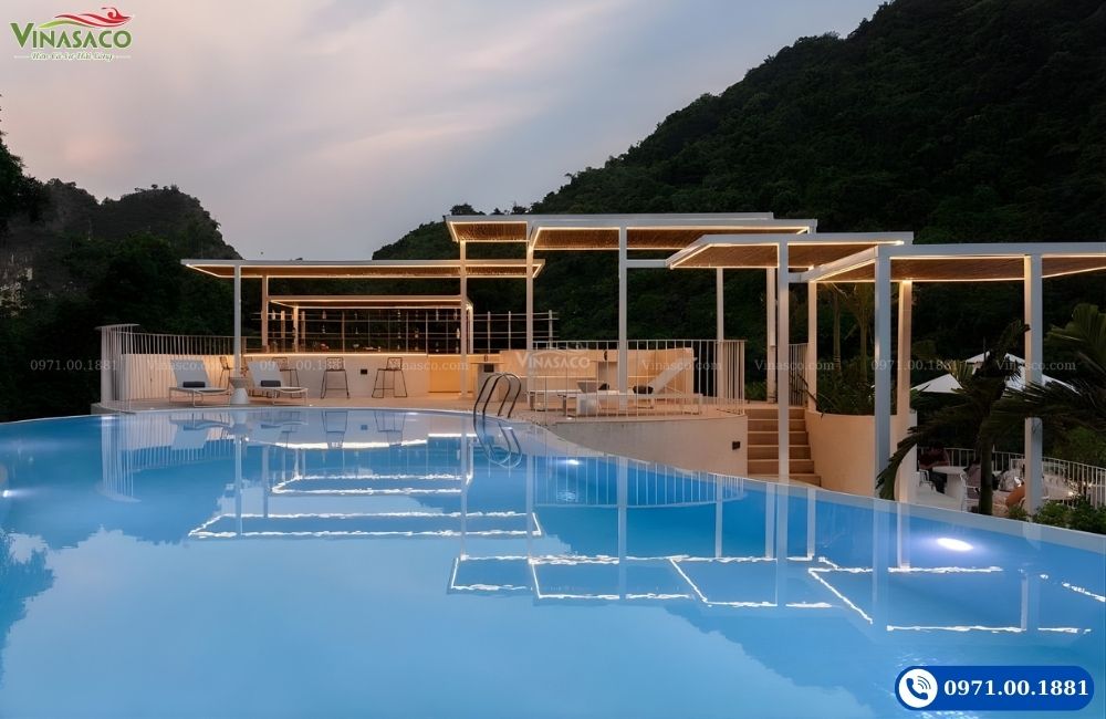 bể bơi One Day Tam Cốc Retreat đẹp 2026