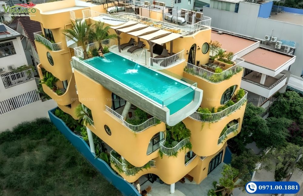 thiết kế bể bơi Acrylic Đà Nẵng ấn tượng 2026