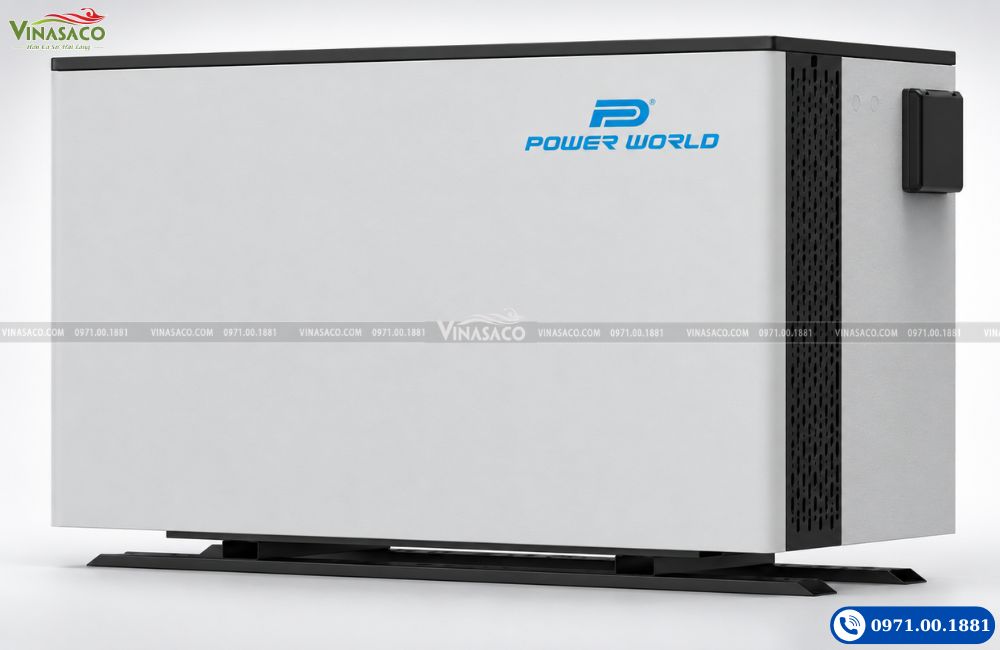 Máy bơm nhiệt Power World Inverter Quiet Series vỏ kim loại