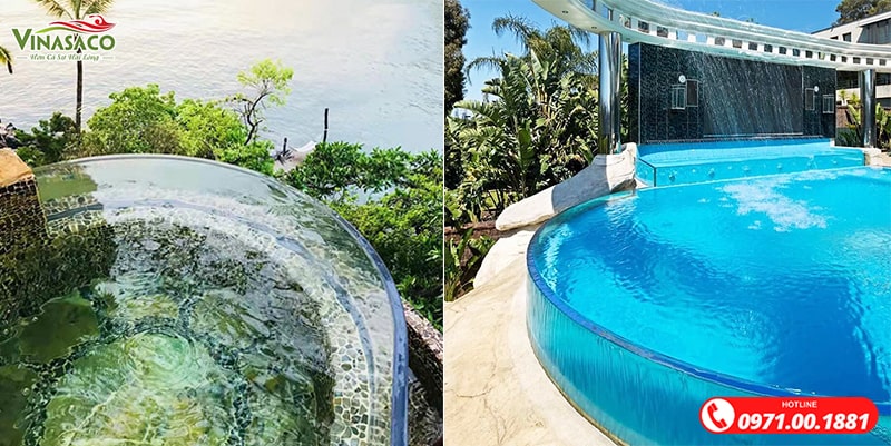 Tấm Acrylic tròn cho các bể bơi không gian hạn chế