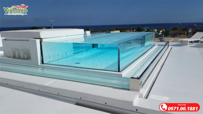 Bể bơi Acrylic xu hướng thiết kế hiện đại, đẳng cấp