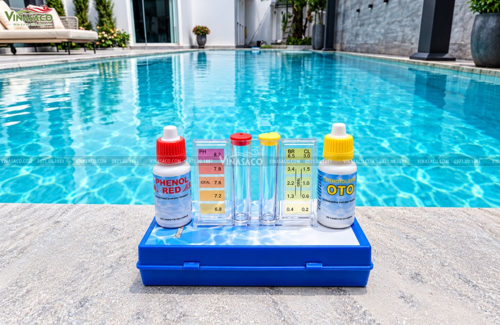 Bộ test clo và ph bể bơi