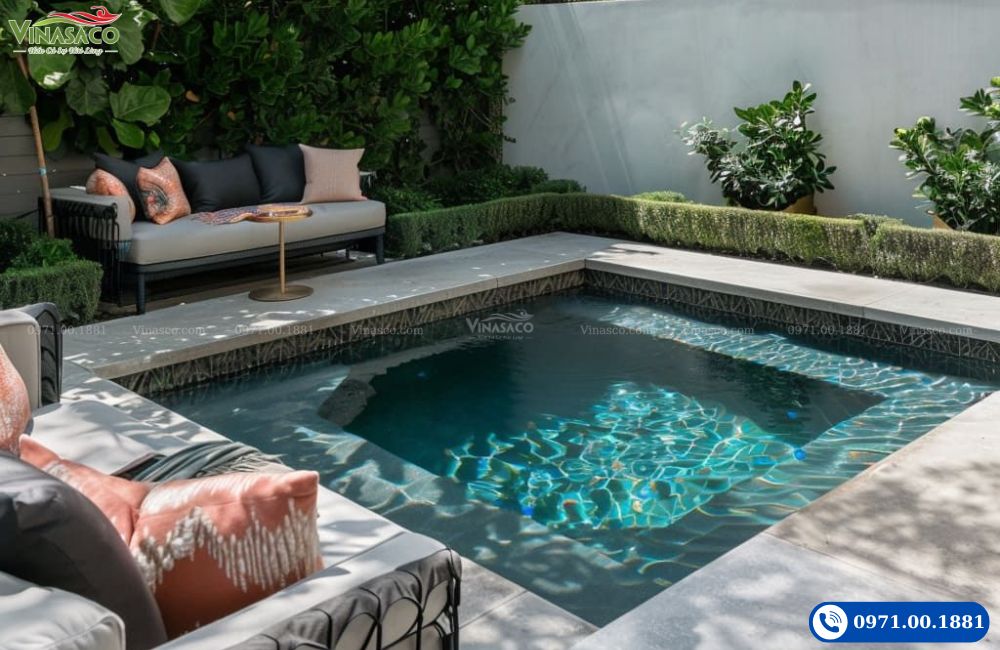 Xu hướng thiết Xu hướng thiết kế bể bơi mini sân vườn 2026kế bể bơi mini sân vườn 2026