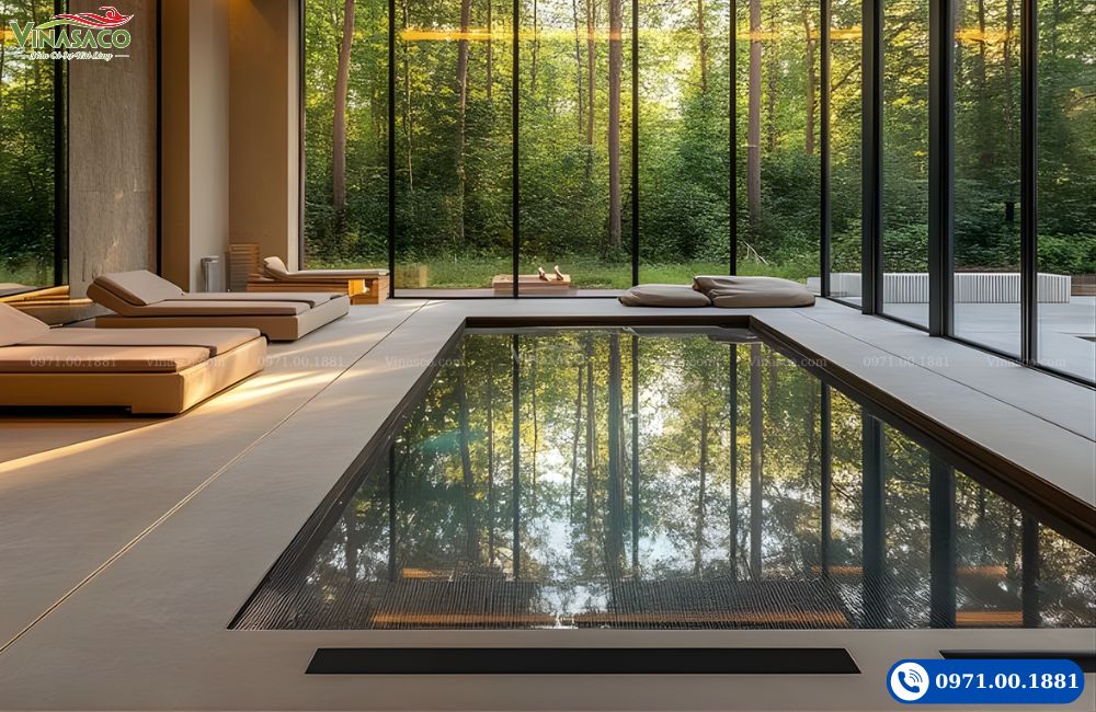 Bể bơi 4 mùa trong nhà