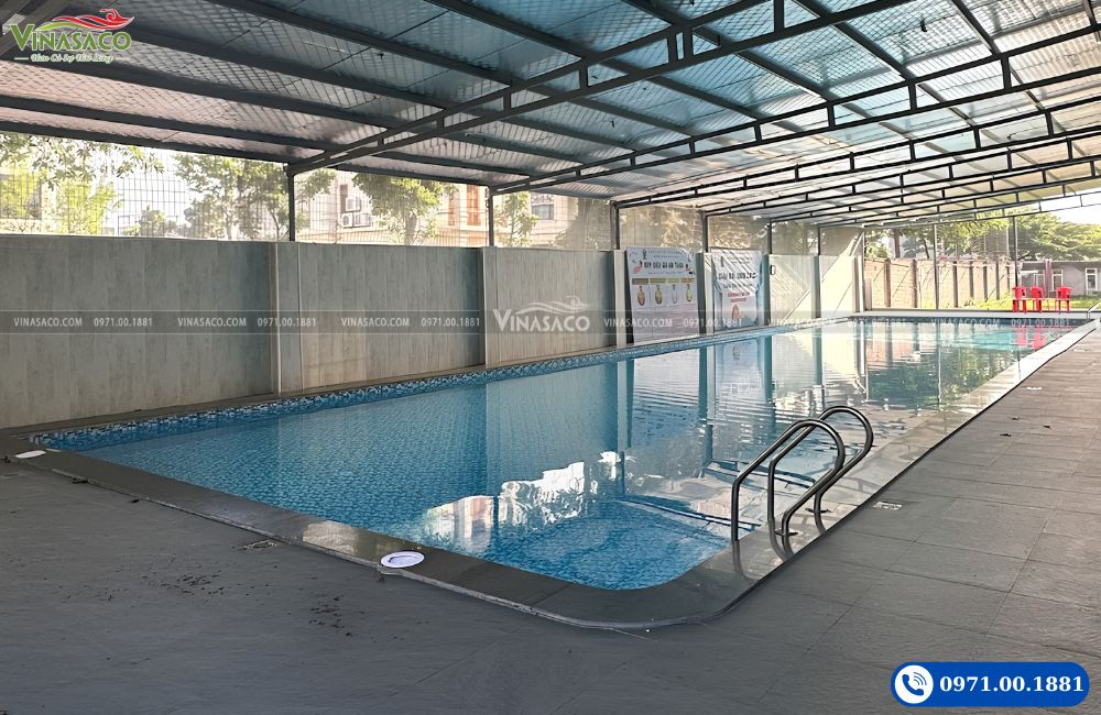 Thi công bể bơi trường học tại Bắc Ninh