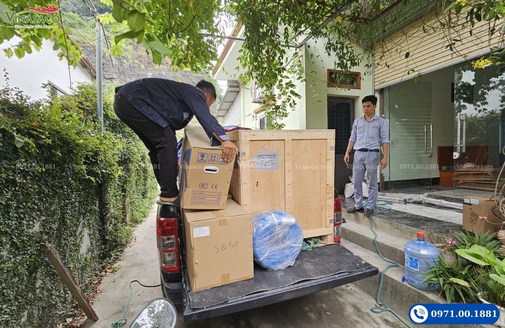 Lắp đặt thiết bị bể bơi tại Hang Múa Eco Garden - Ninh Bình