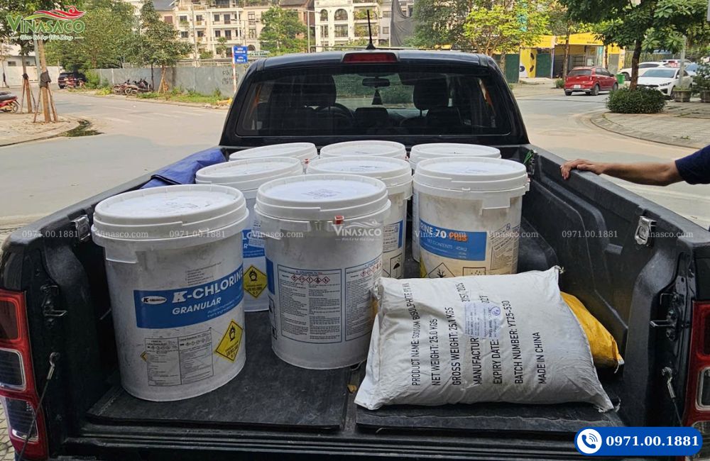 Hóa chất K-Chlorine 70 Plus vinasaco giao hành nhanh toàn quốc