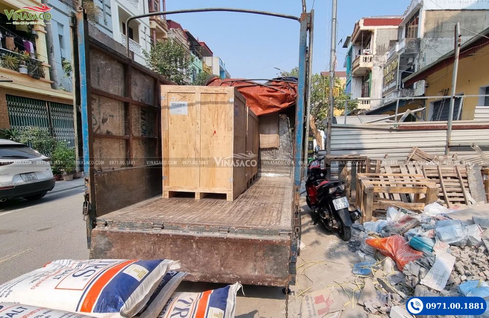 Vinasaco giao máy bơm nhiệt Power World đến công trình khách hàng