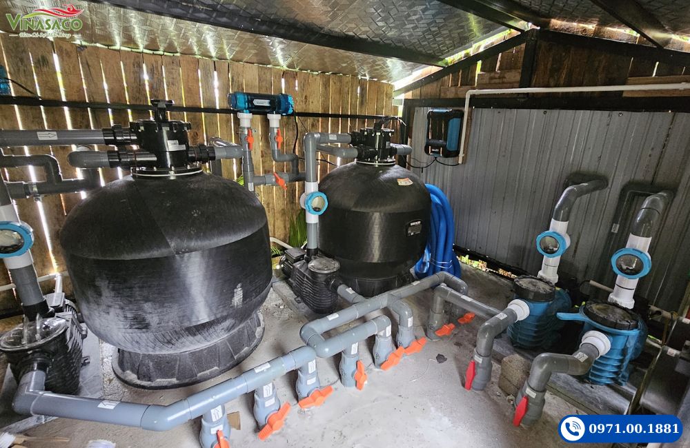 Bình lọc cát bể bơi