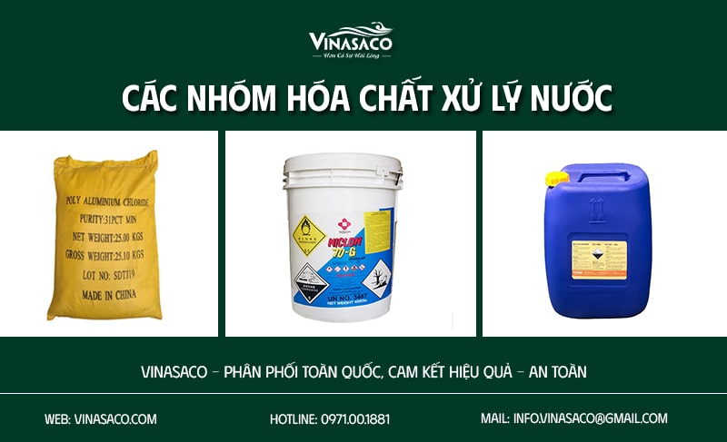 Nhóm hóa chất thiết yếu xử lý nước bể bơi