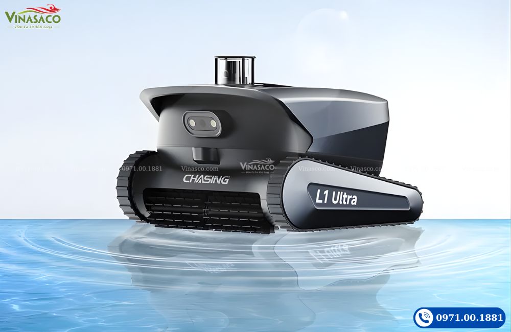 Robot vệ sinh bể bơi thông minh Poolmate Chasing L1 Ultra