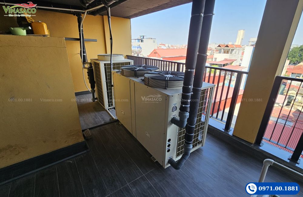 cung cấp máy cấp nhiệt bể bơi khách sạn tại Bắc Ninh