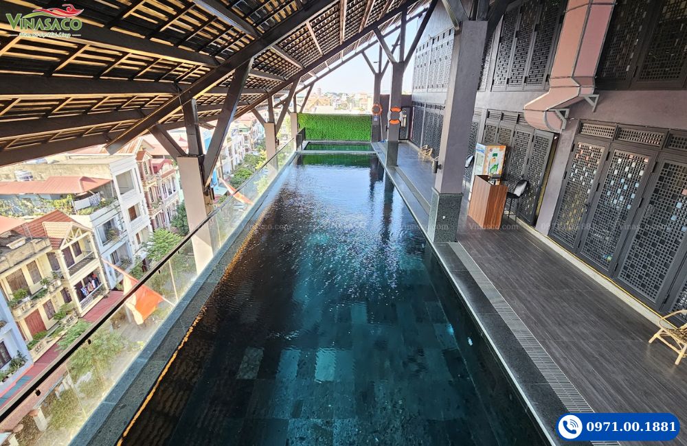 thi công bể bơi khách sạn Bắc Ninh