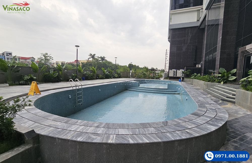 thi công bể bơi khách sạn Green Peninsula Bắc Ninh
