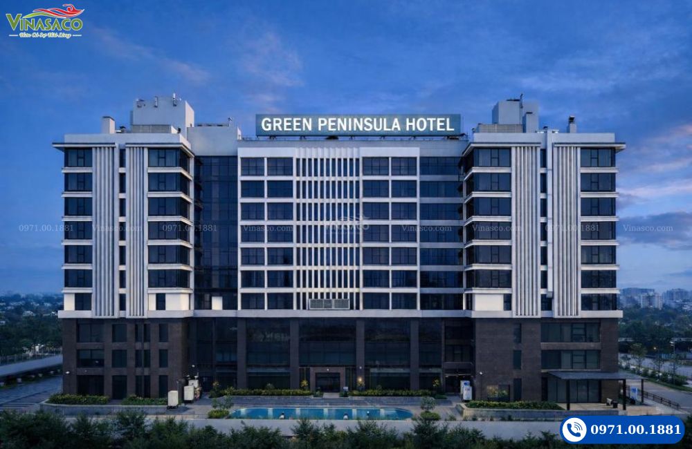 dự án bể bơi khách sạn Green Peninsula Bắc Ninh phục vụ chuyên gia nước ngoài