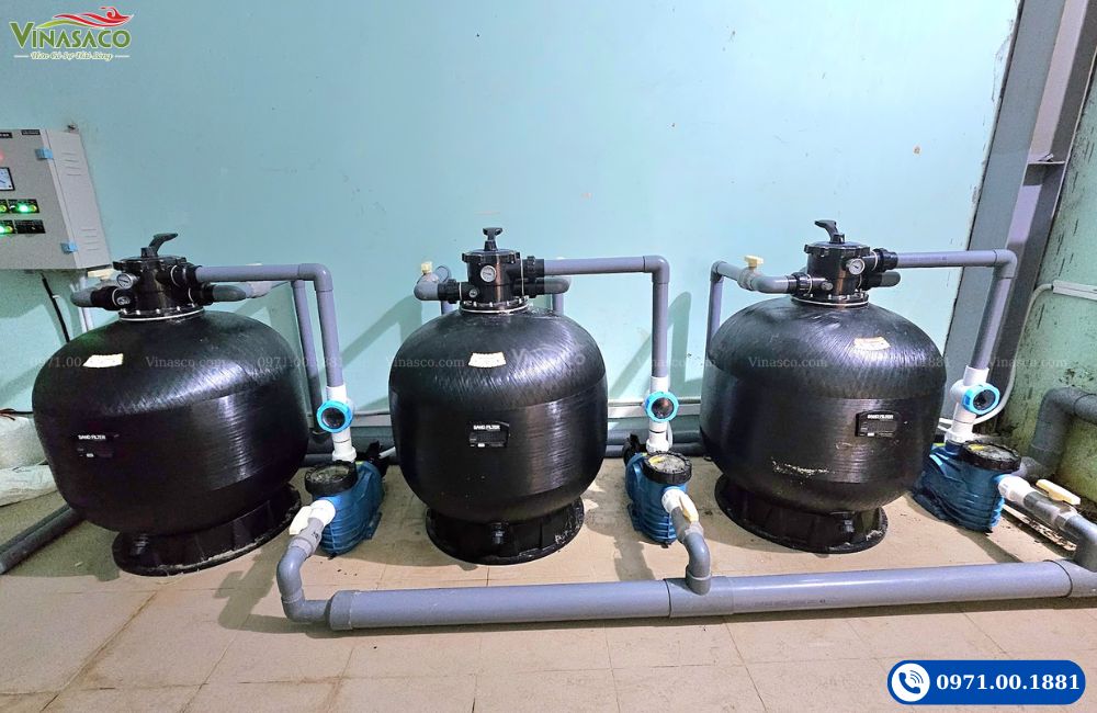 dự án bể bơi trường quốc tế Kinh Bắc Bắc Ninh thi công lắp đặt thiết bị bể bơi