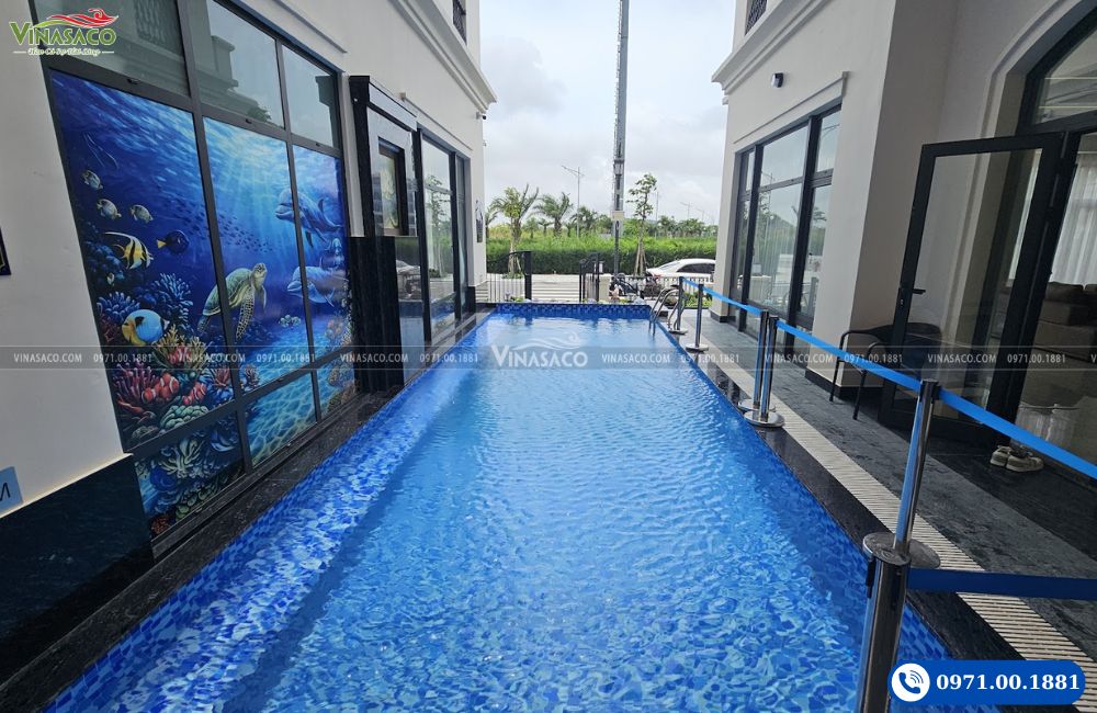 Thiết kế thi công bể bơi villa nghỉ dưỡng Đồ Sơn Hải Phòng