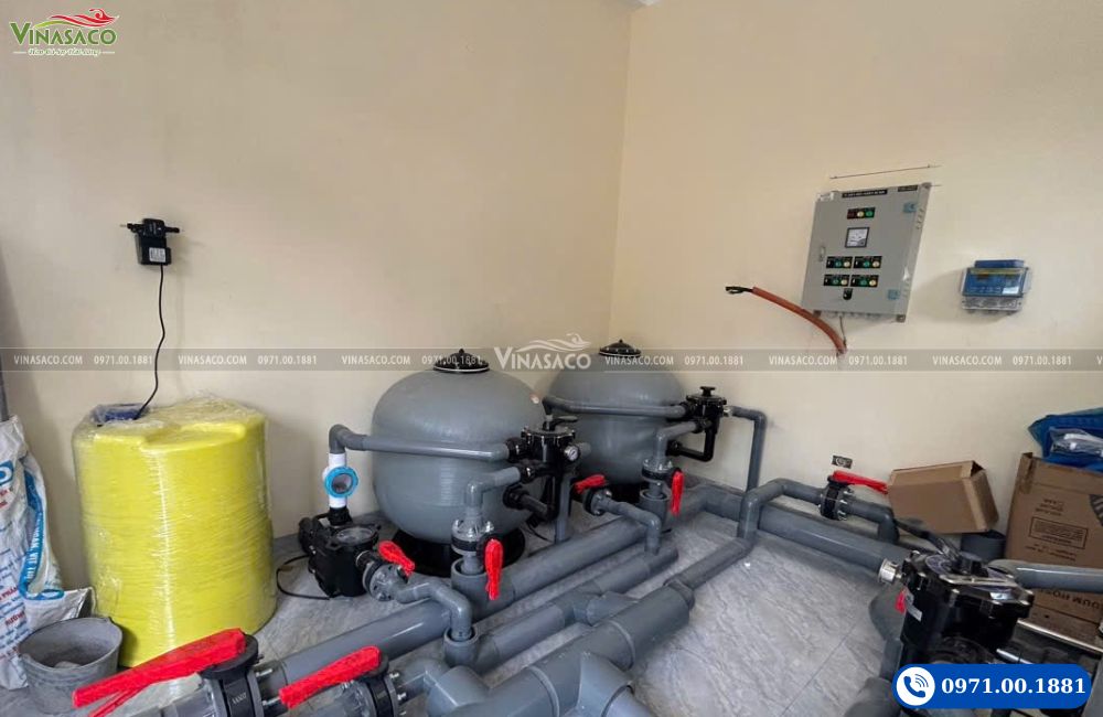 Thi công hệ thống lọc bể bơi tại Hải Phòng