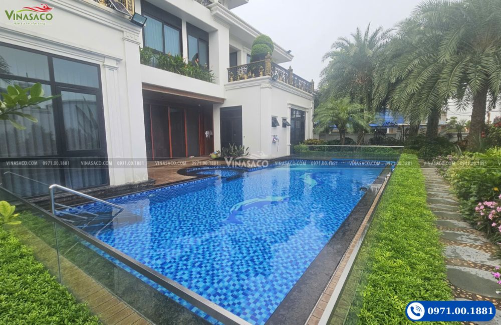 Thi công bể bơi villa tại hải phòng