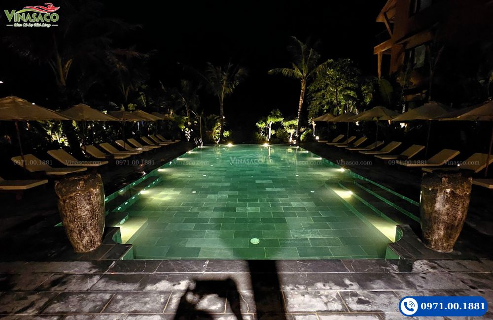 thiết kế, thi công bể bơi Ninh Bình Aman Retreat Vinasaco