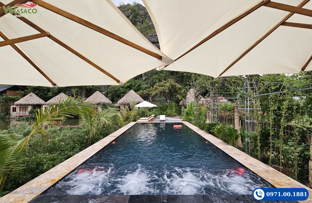 bể bơi Hang Múa Eco Garden Ninh Bình thi công bể bơi trọn gói Vinasaco