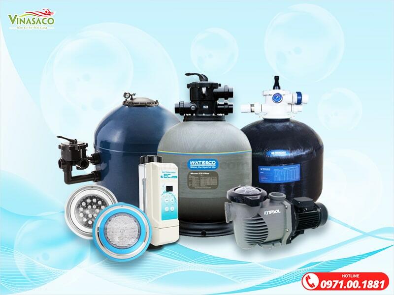 Vinasaco cung cấp thiết bị bể bơi chính hãng thương hiệu Minder, Kripsol,...