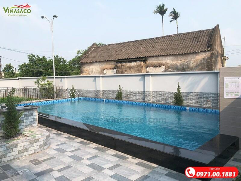 Thi công bể bơi sân vườn