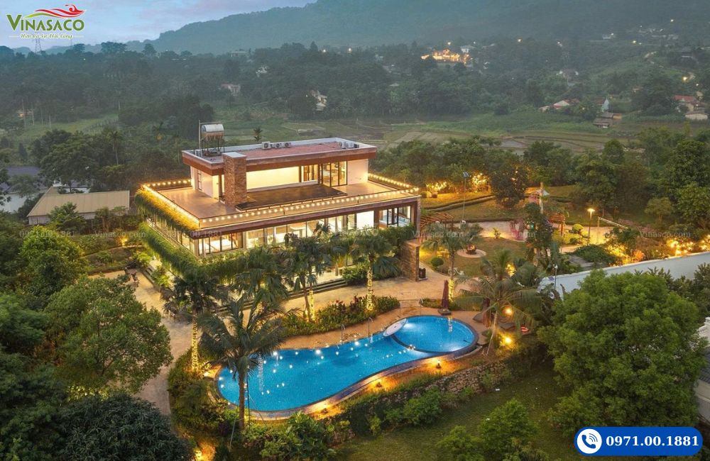 Vinasaco thi công Bể bơi RS Homestay Ba Vì