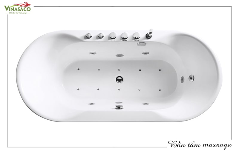 ảnh bên trong lòng bồn của bồn tắm massage