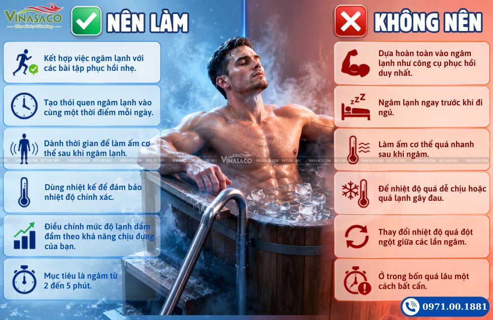 Ngâm lạnh là gì? Lợi ích khoa học đối với sức khỏe và phục hồi cơ bắp