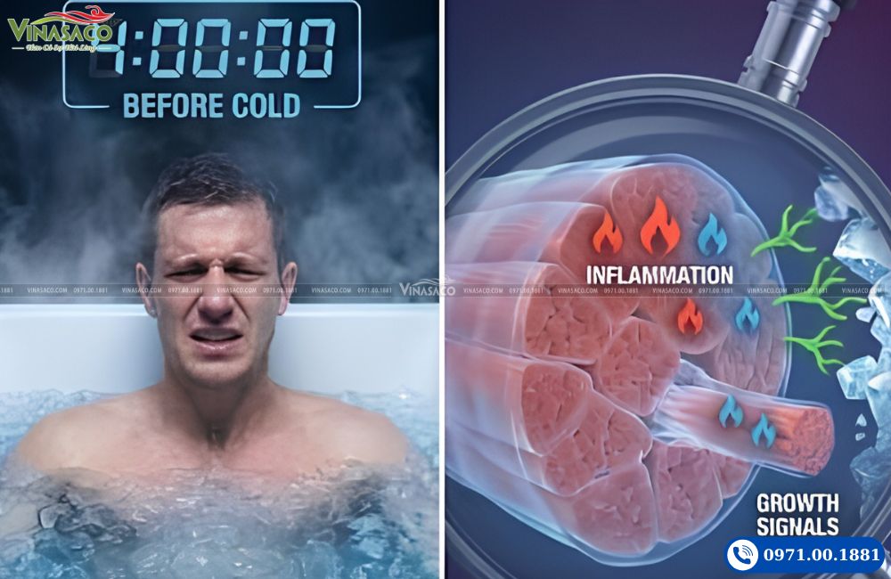Ice Bath giúp hạ nhiệt cơ thể sau khi luyện tập