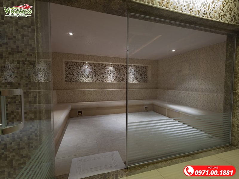 Phòng xông hơi ướt cho kinh doanh có thể tích lớn