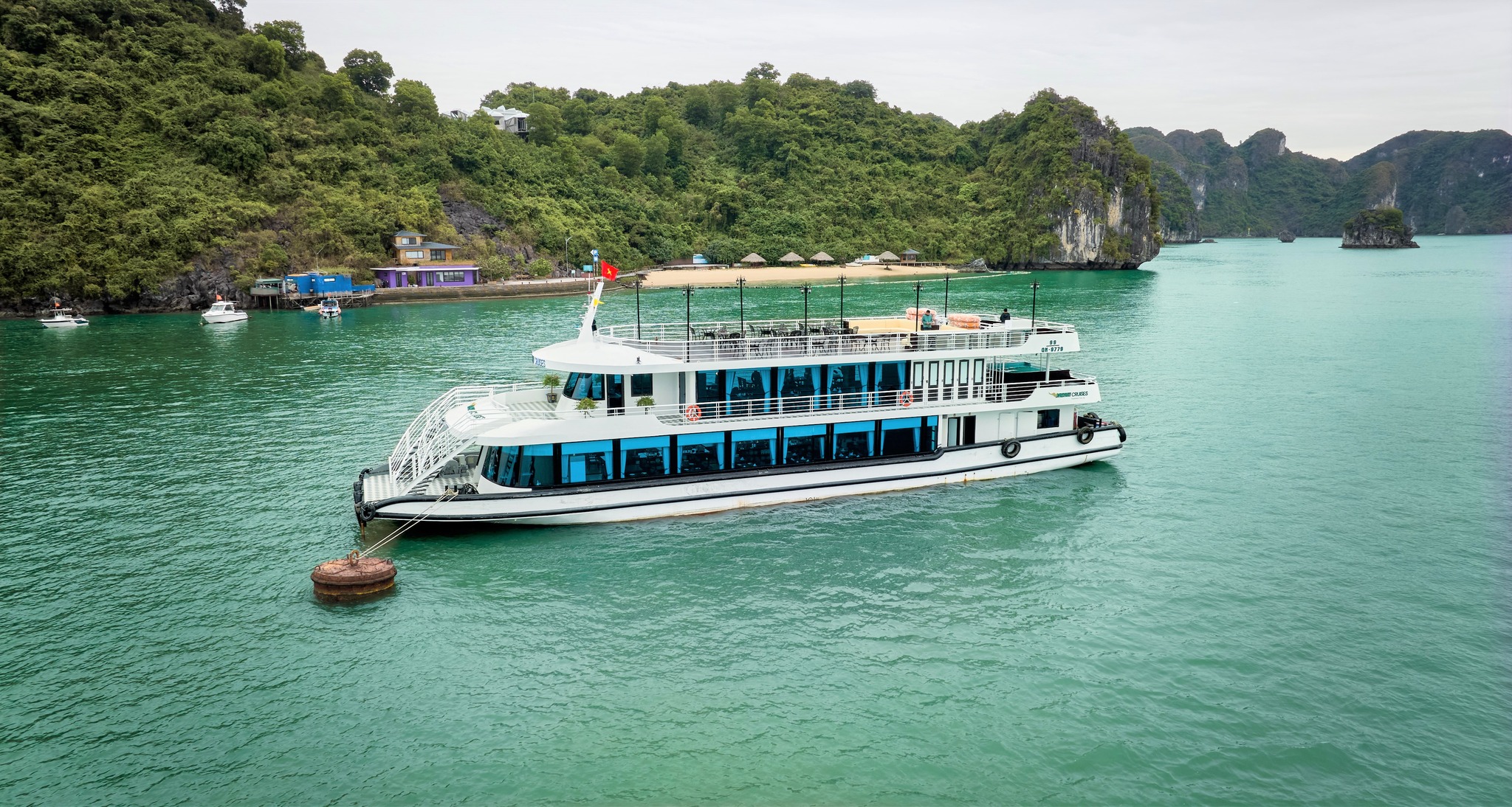 Hình ảnh du thuyền sau khi hoàn thiện