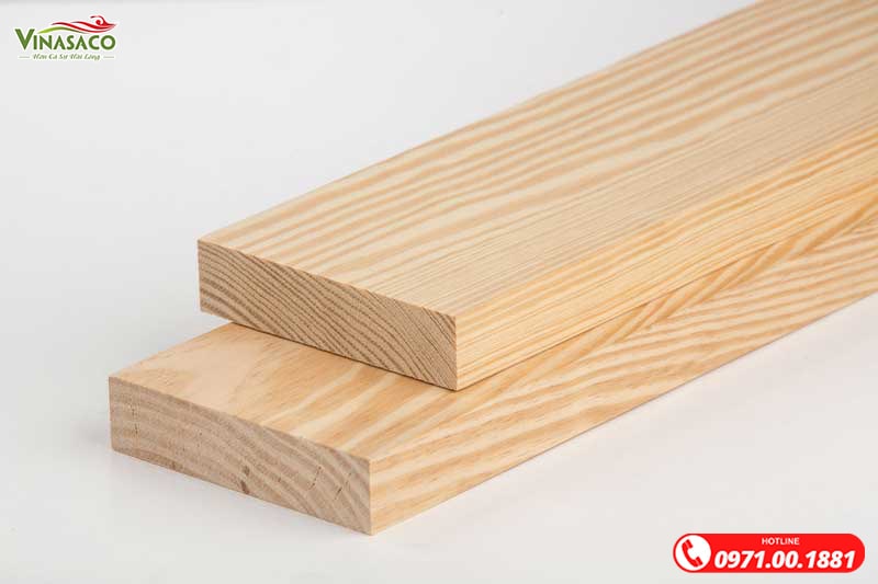 thanh gỗ thông không có hèm khóa
